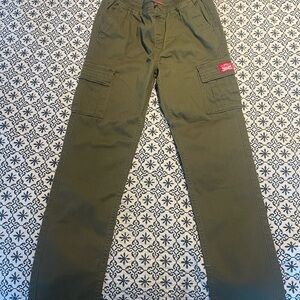 Levi's Green Cargo Pants for boys